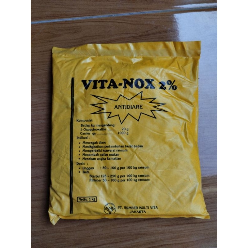 Vitanox 1 kg Premix Pemacu Pertumbuhan & Penambah Berat Badan Hewan