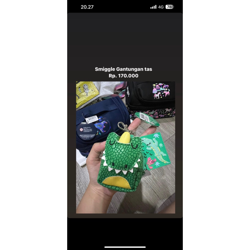 GantunganTasSmiggleDinoORI