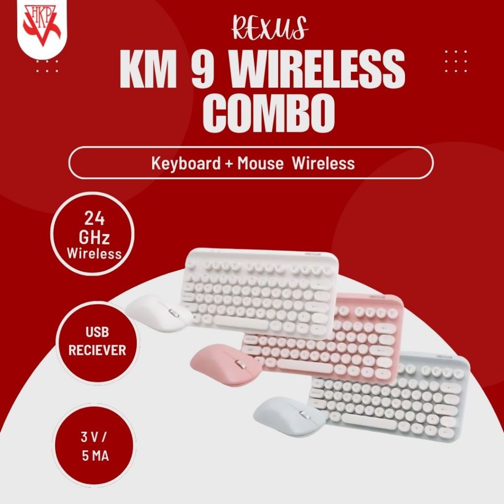 Rexus KM-9 Wireless Combo