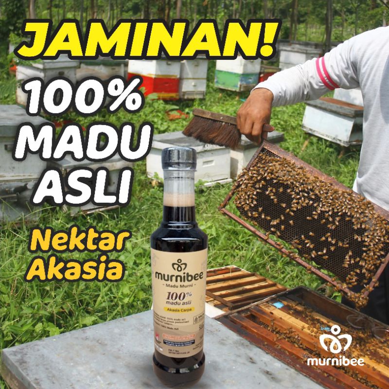 

Murnibee Madu Nektar Akasia Carpa 100% Asli Murni dari Lebah 500 gram Alami Tanpa Campuran Raw Honey