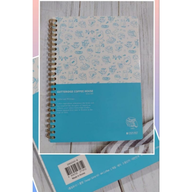 

OXFORD NOTEBOOK SPIRAL DR02A5-9 / 80 LEMBAR/UK 20X14.9CM A5