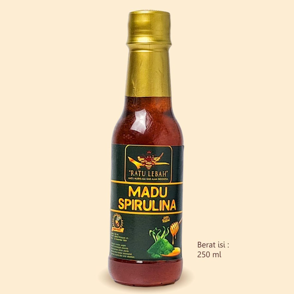 

Madu Hutan Spirulina 250 ml Kemasan Premium Murni