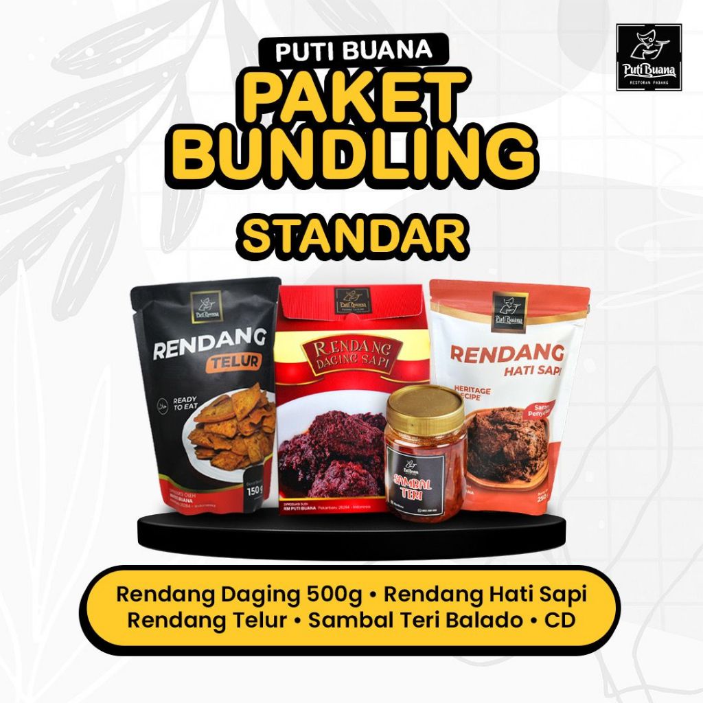 

Promo Paket Bundling Padang Kenyang (Bonus CD Lagu Padang)