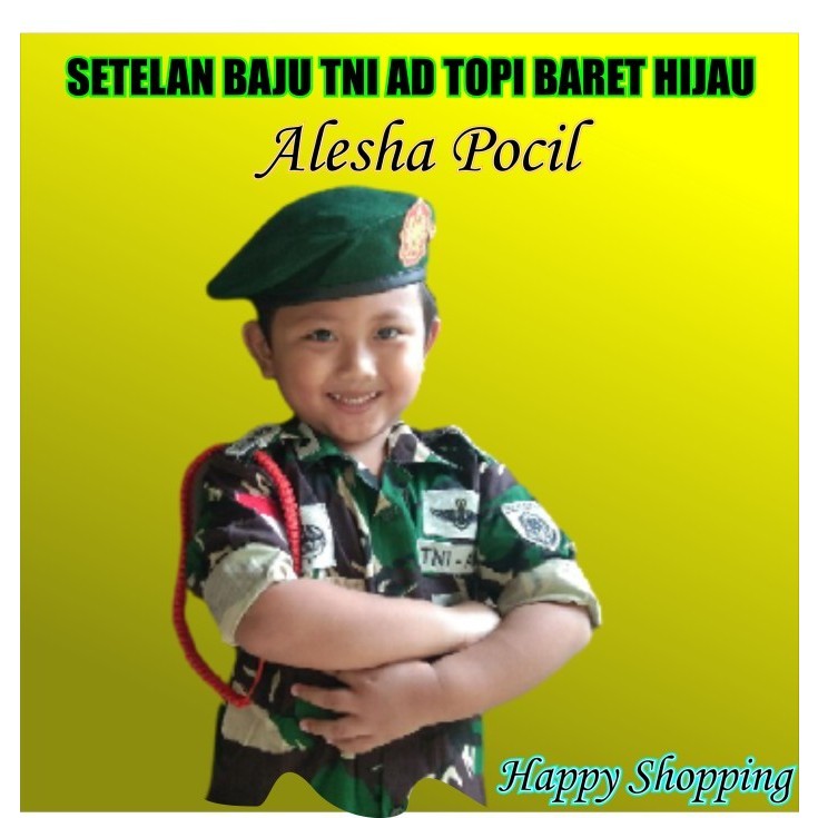 Baju Loreng Tni Ad Anak Kostum Loreng Tni Ad Baju Profesi Tni Ad