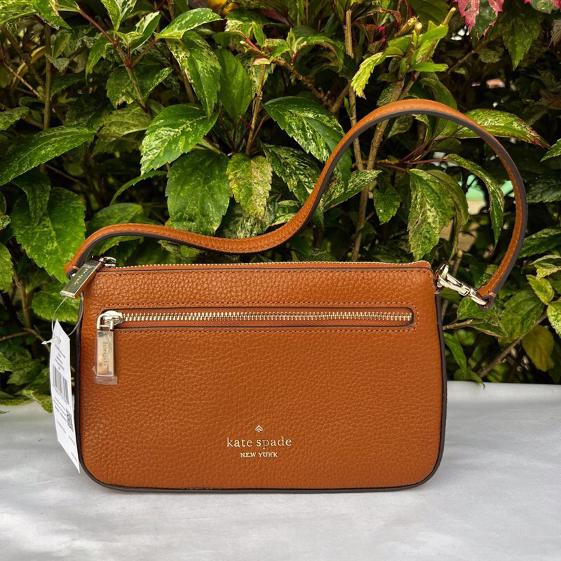 KS leila convertible wristlet pebbled leather19x3,5x12 cm