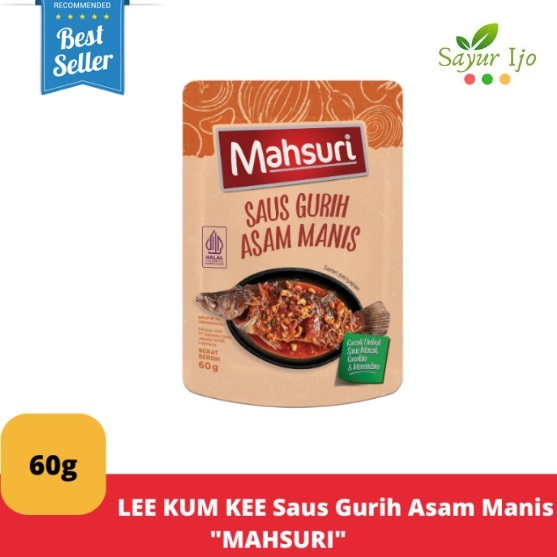 

Sweet & Sour Sauce Mahsuri Lee Kum Kee 60 Gram Saus Gurih Asam Manis Saos Bumbu Rempah Masak Instant