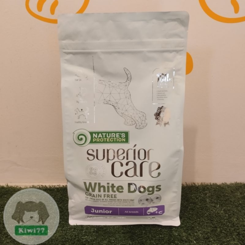 Dog Food Natures Protection Superior Care White Dog Junior All Breeds 1,5kg Salmon
