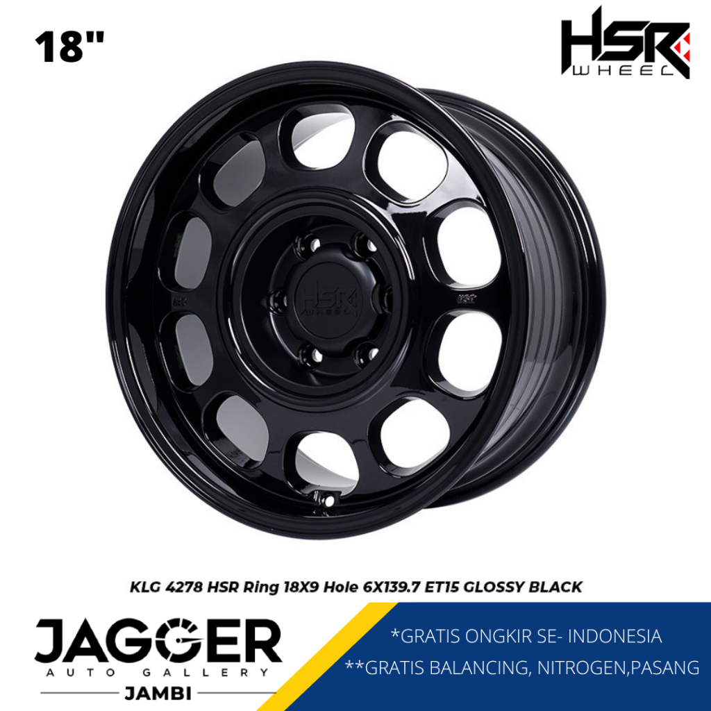 velg pajero fortuner hilux triton. HSR KLG R18