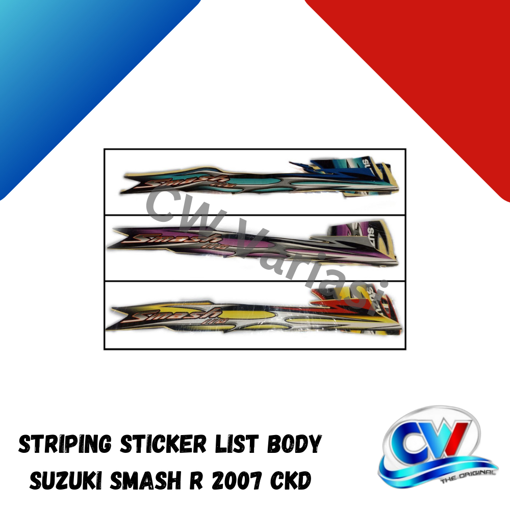 Striping Sticker List Body Smash R 2007