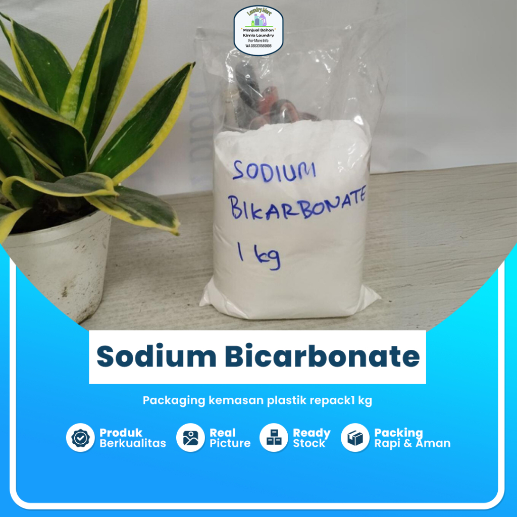 

Soda Kue Repack 1 Kg Sodium Bicarbonate Bubuk Food Grade Bahan Premium