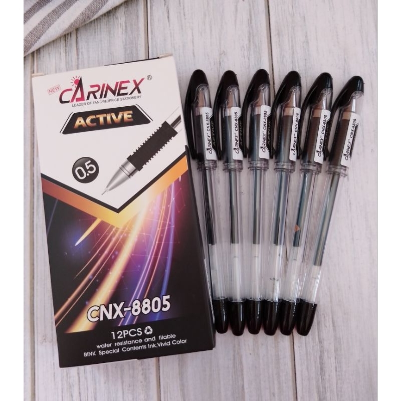 

(12PC) BULPOIN GEL CARINEX CNX-8805 0.5 HITAM