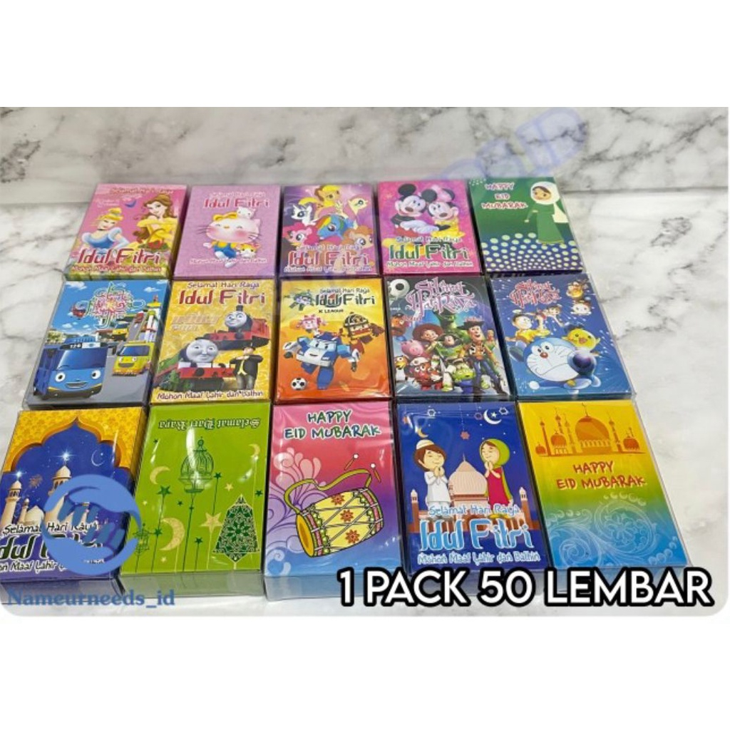 

Amplop Lebaran Karakter Kartun Isi 50 Pcs Amplop Lebaran Idul Fitri Motif Uang Amplop THR Murah SS221