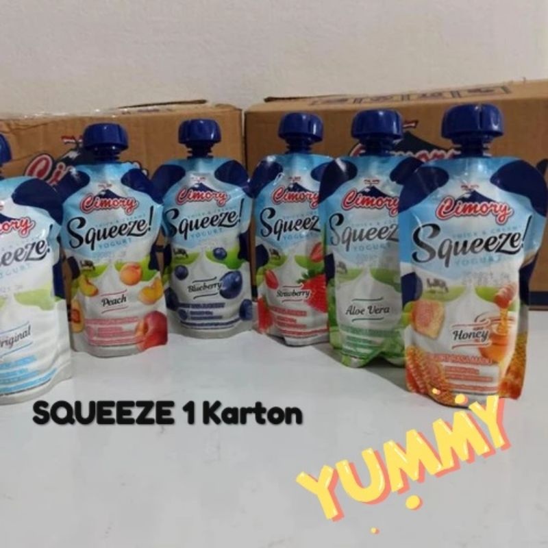 

PROMO Termurah Cimory Yoghurt Squeeze kemasan 120ml isi 24Pcs (MIX RASA) nikmat segar murah