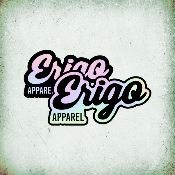 

STICKER HOLOGRAM LOGO BRAND ERIGO