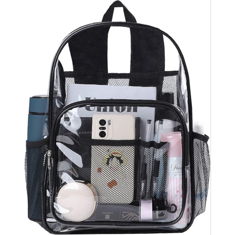 Backpack Clear TasRansel Transparan Tas Ransel Anti Air Tas Ransel sekolah Transparan