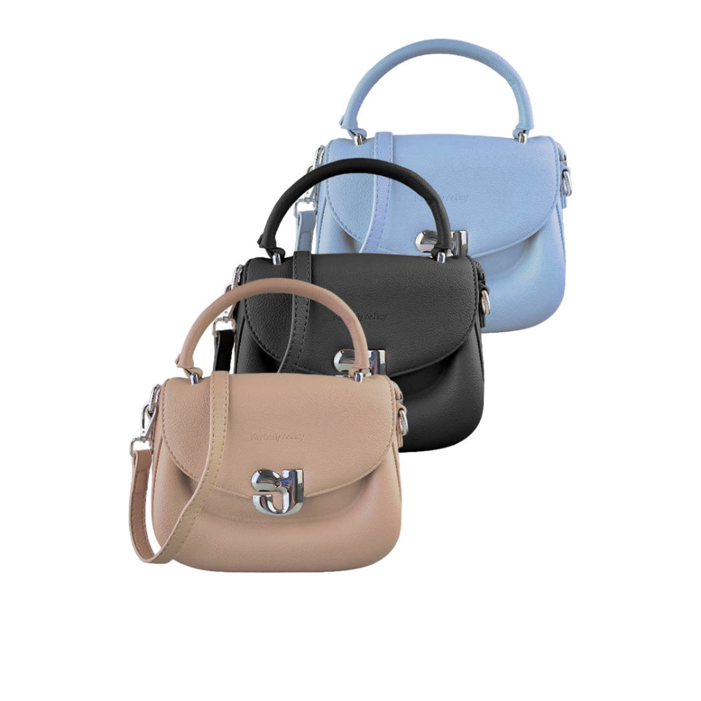 Kimberley Ashley Tas Wanita Selempang Bahu Tas Kerja Casual Hand Bag Branded Original