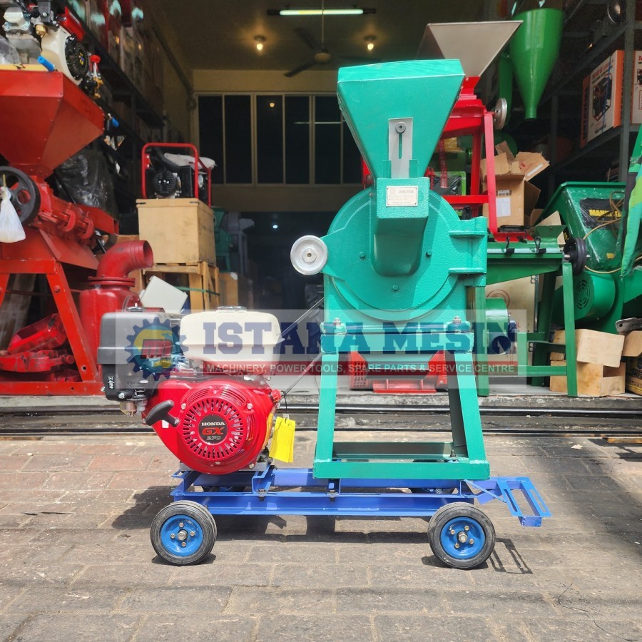 MESIN PENEPUNG GILING JAGUNG BERAS KOPI FFC 23 COMPLETE MESIN HONDA