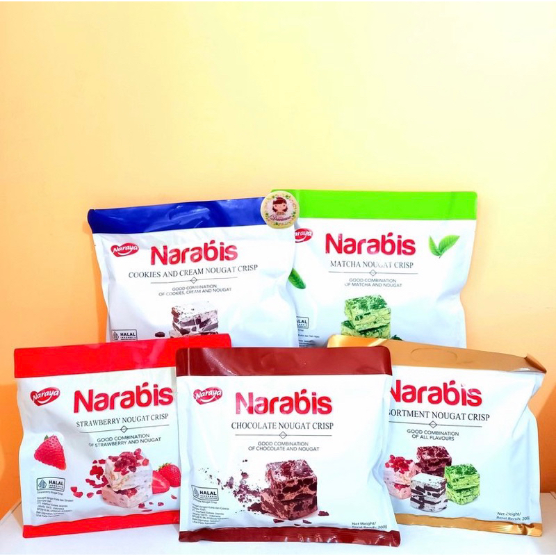 

Naraya Narabis Nougat Crisp 200gr