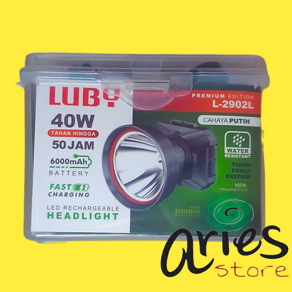 SENTER KEPALA LUBY 40 WATT