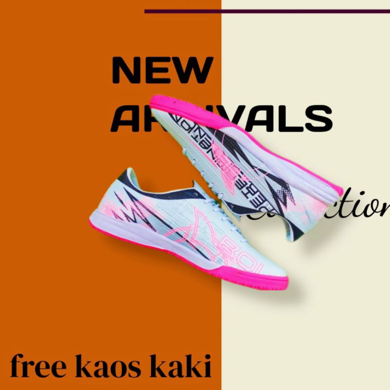 Sepatu Futsal Ortuseight Putih Cewek Cowok Ortus Catalyst Elipse