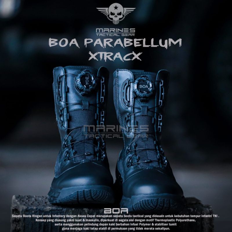 Sepatu PDL tactical TNI POLRI X TRACK Original BOA PARABELLUM