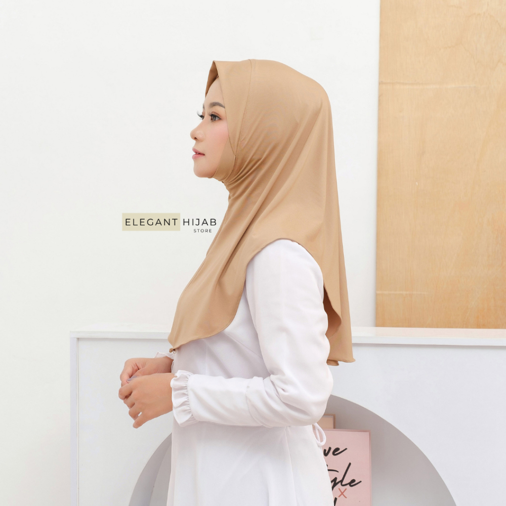 Hijab Dagu Malaysia Size M I Hijab Dagu Kekinian I Jilbab Instan Malaysia Spandex Jersey Premium