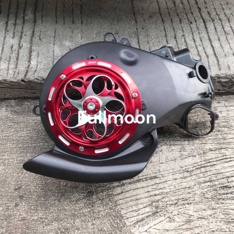 tutup cover kipas hitam plus spiner untuk motor mio j mio soul gt 115 x ride 115 fino 115