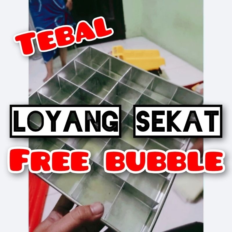 harga promo loyang skat tebal 20x10x4, 20x20x4 isi 18, 20x20x4 isi 25, 22x22x4 isi 25,.24x24x4 isi 2