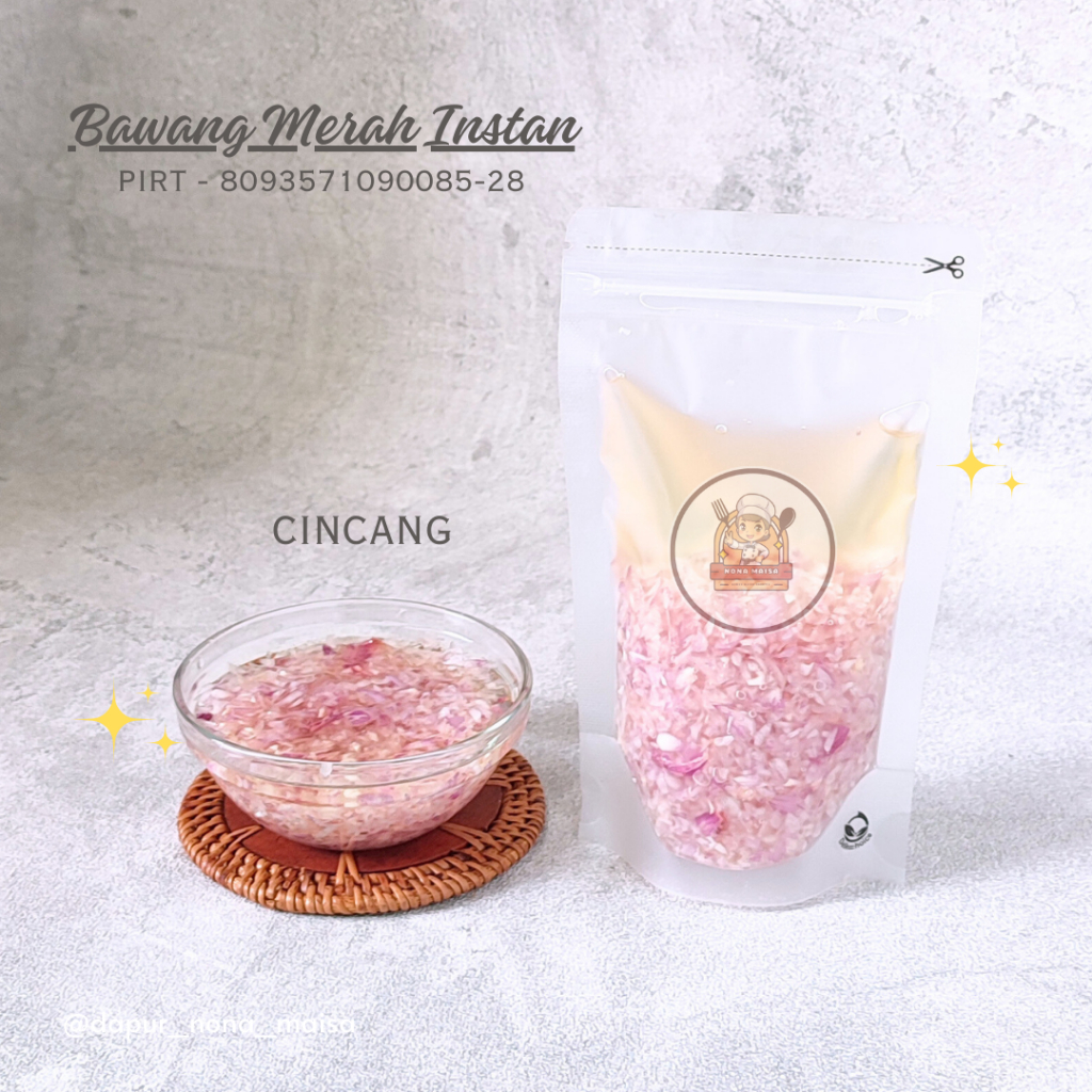 

BAWANG MERAH INSTAN KUPAS CINCANG IRIS SIAP MASAK