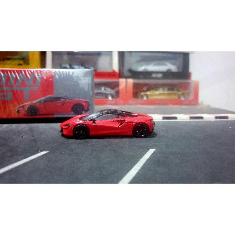 Diecast Mini GT Mclaren Artura Vermillion Red No 532