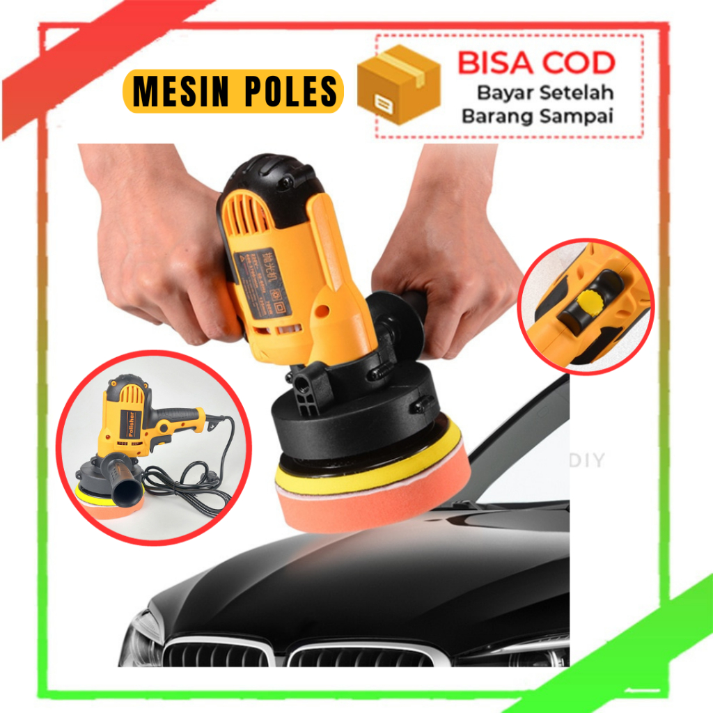 Alat Mesin Poles Bodi Mobil lengkap 220V 700W