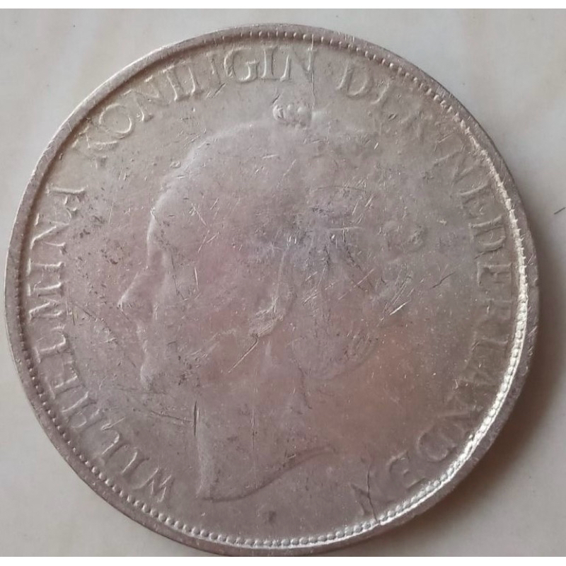 Koin Kuno 2 1/2 Gulden Wilhelmina 1932