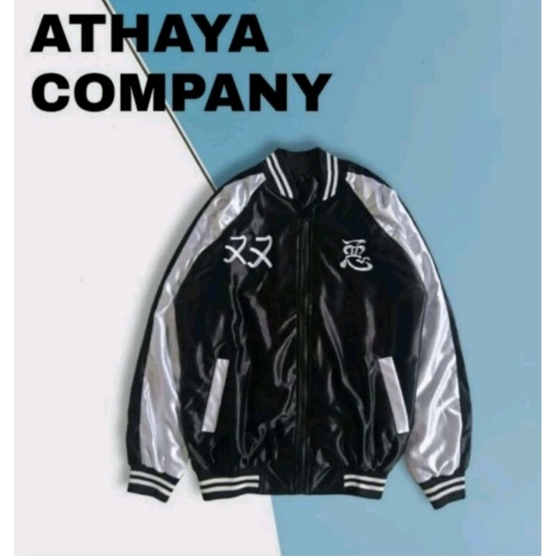 sukajan kawata/sukajan jaket hitam putih/sukajan murayama