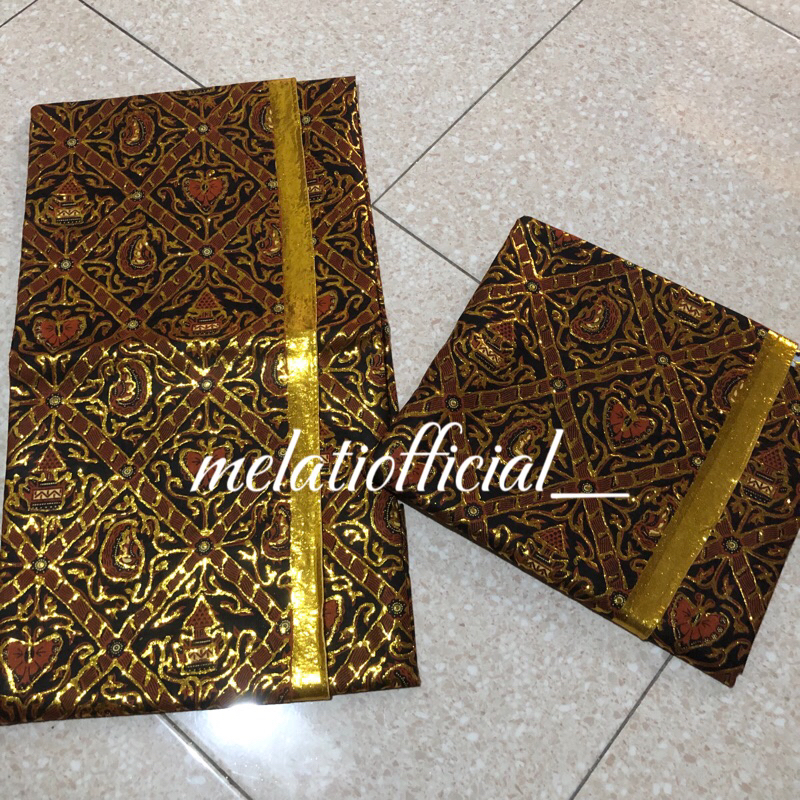 kain prada sidomukti hitam / kain prada pengantin / kain pengantin jawa