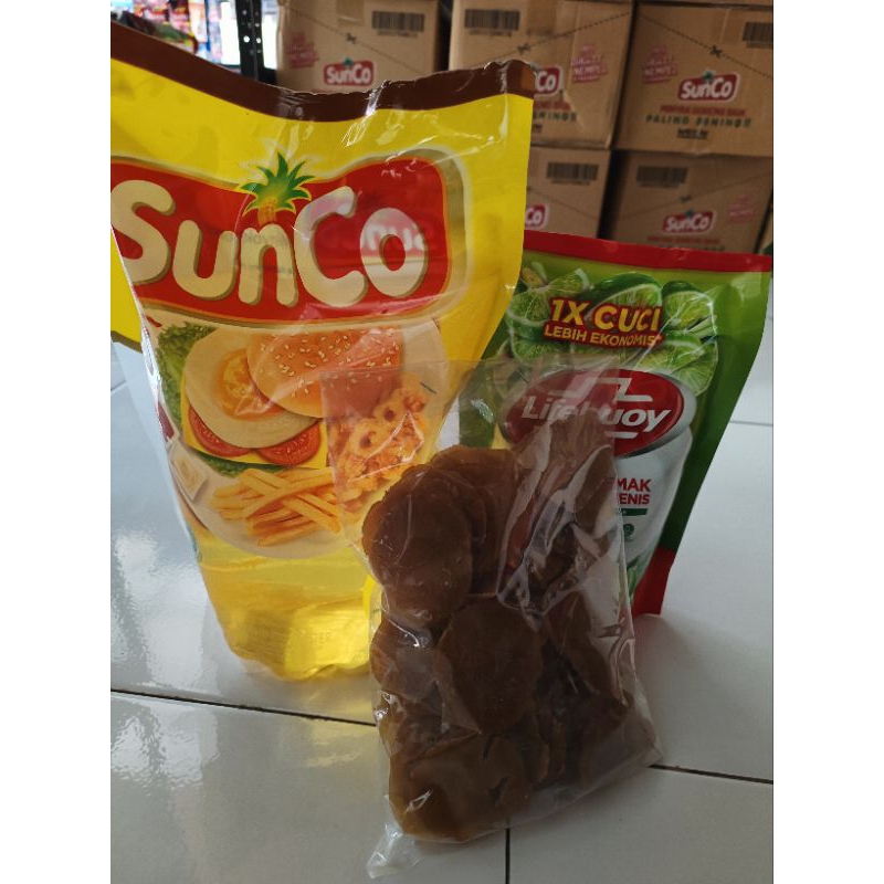 

minyak sunco + Lifebuoyb+ kerupuk bawang