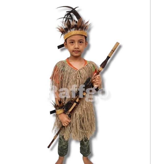 Baju Papua Rumbai Anak SD
