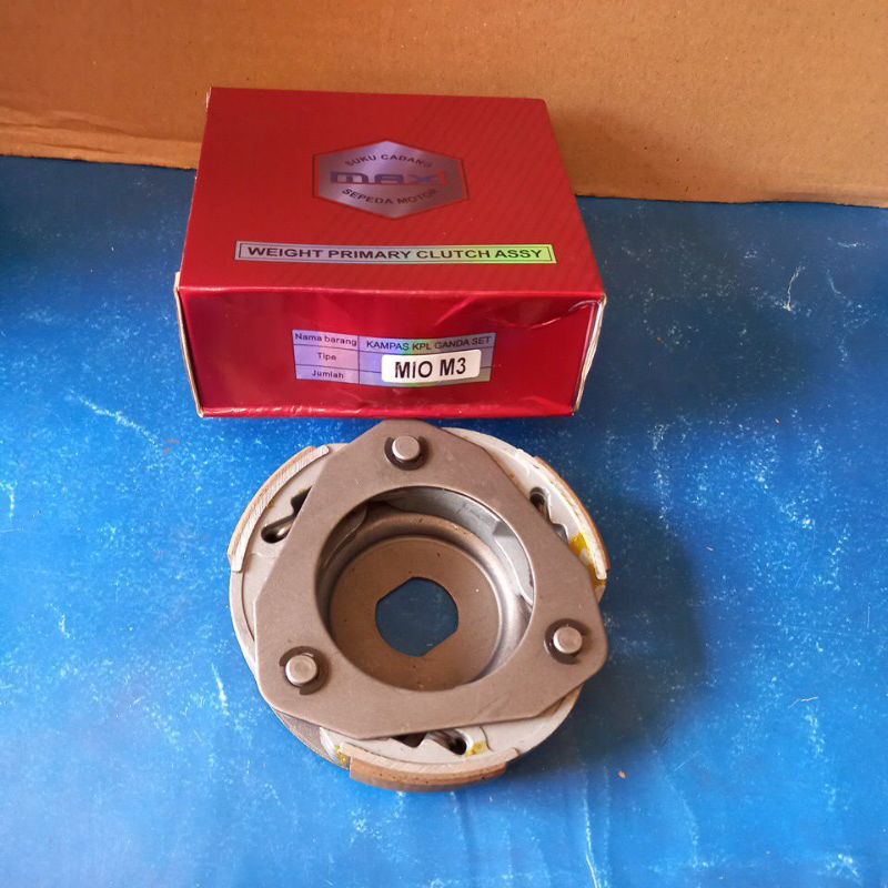 kampas ganda assy/kampas kopling ganda set MIO M3 merk MAX1