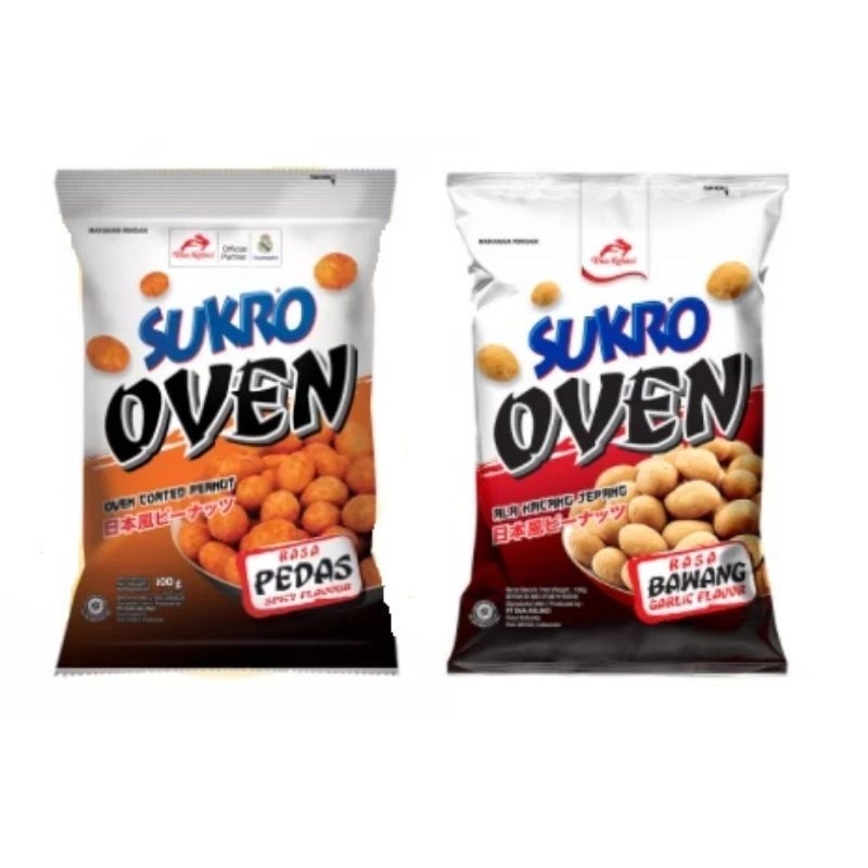 

Kacang SUKRO OVEN 100gr Rasa Bawang, Pedas