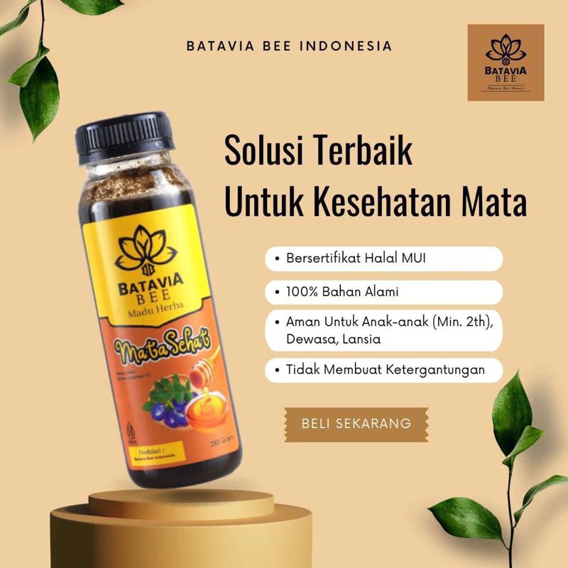 

MADU Mata Sehat by Batavia Bee solusi untuk membuat mata lebih sehat 310gr