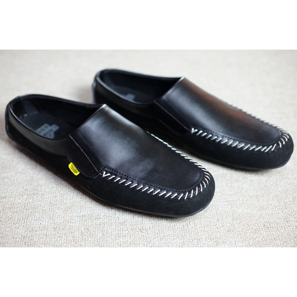 UNION BUSTONG Sendal Sepatu Formal Pria Casual Kerja Kantor Kuliah Kondangan Formal Hitam | Sepatu Formal Pria Casual Pantofel Resmi Formal Kuliah Kondangan Original Hedwig | Sepatu Formal Pria Casual Pantofel Slop Slio Aon Loafera Trendy