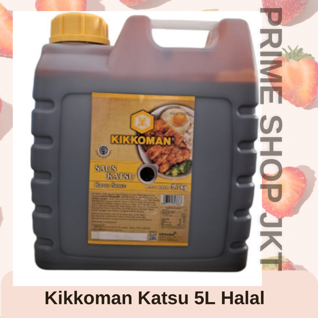 

Kikkoman Katsu Sauce Halal Saus Bumbu Katsu Jerigen 5L