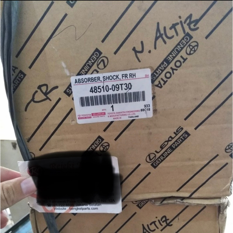48510-09T30 48520-09L60 shock breaker depan corolla altis 2008 2009 2010 2011 2012 2013