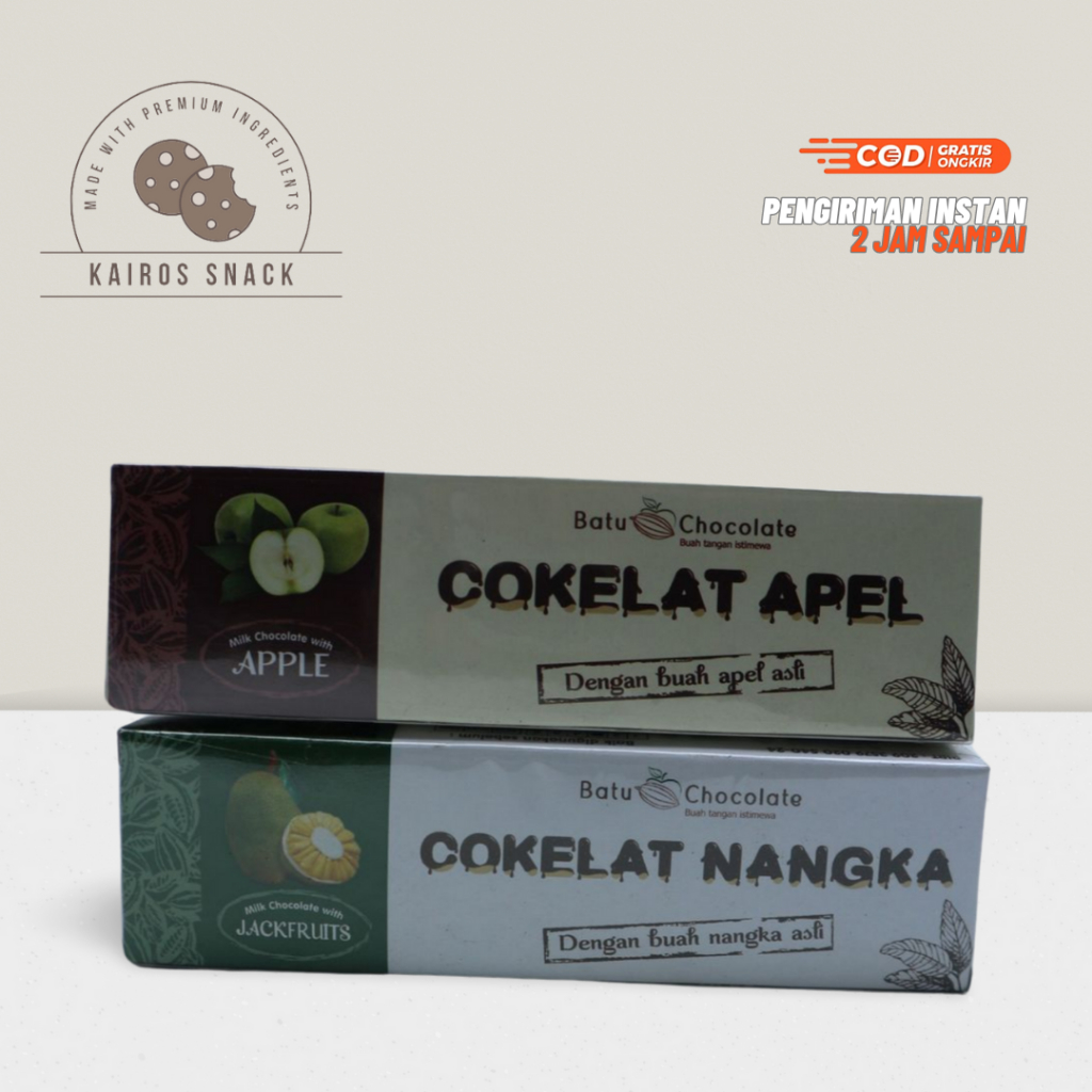 

CAMILAN COKELAT NANGKA APEL SNACK KEKINIAN OLEH-OLEH KHAS BATU MALANG SNACK MURAH ENAK