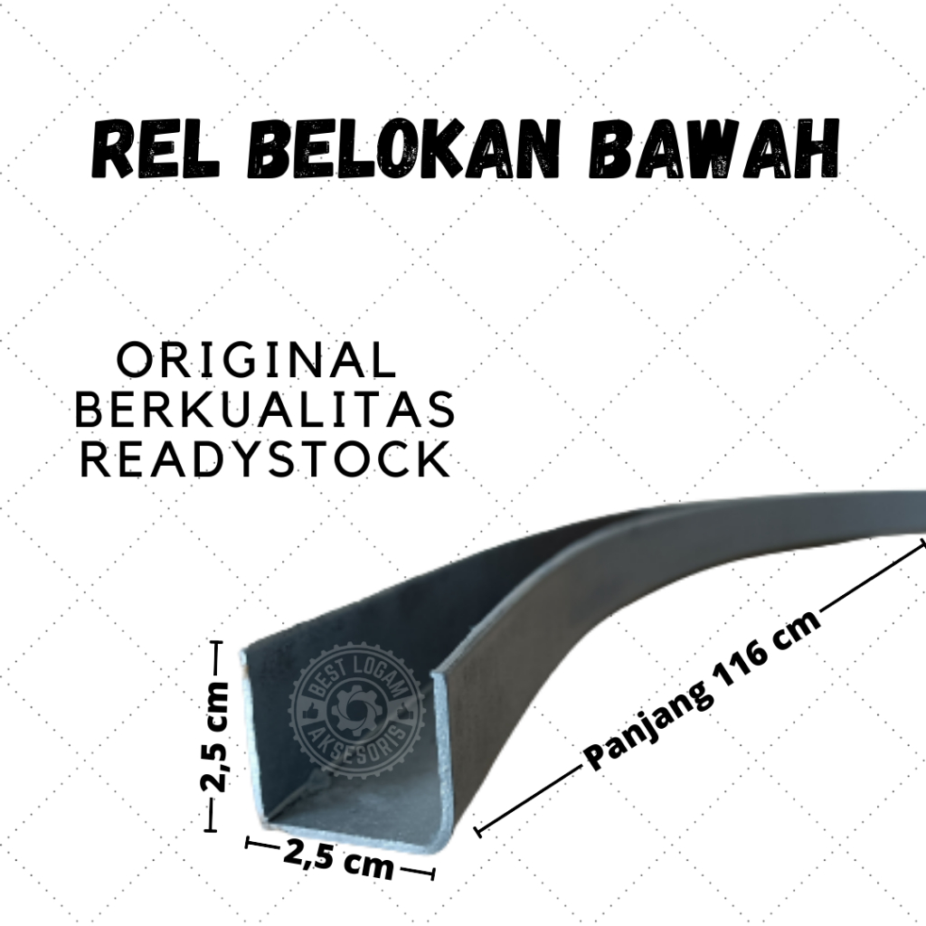 Rel belokan bawah pintu besi rel tikungan pintu lipat sliding