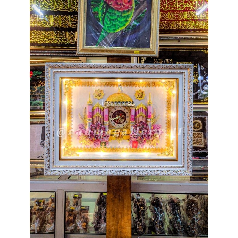 FRAME/FIGURA MAHAR MASJID TERBANG // FRAME MAHAR MASJID // FRAME MAHAR PERNIKAHAN // RAHMAGALLERY_11