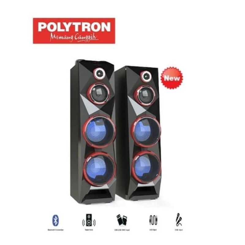 POLYTRON PAS-8CF28 SPEAKER ACTIVE BLUETOOTH KARAOKE