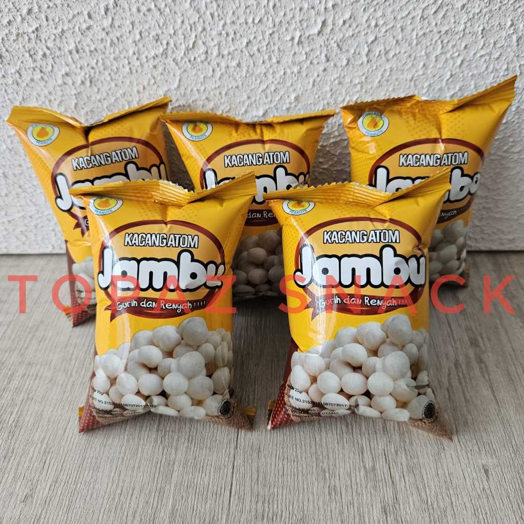 

Kacang Atom Jambu Mini 25gr Sukro Shanghai