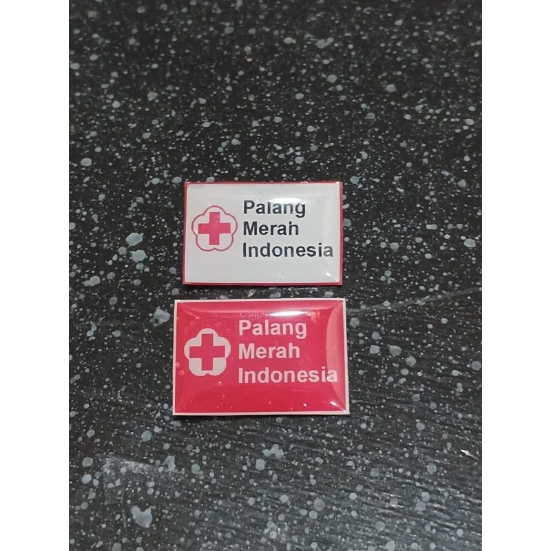 Pin Bros PMI Persegi  Panjang Resin - Pin Aksesoris PMI