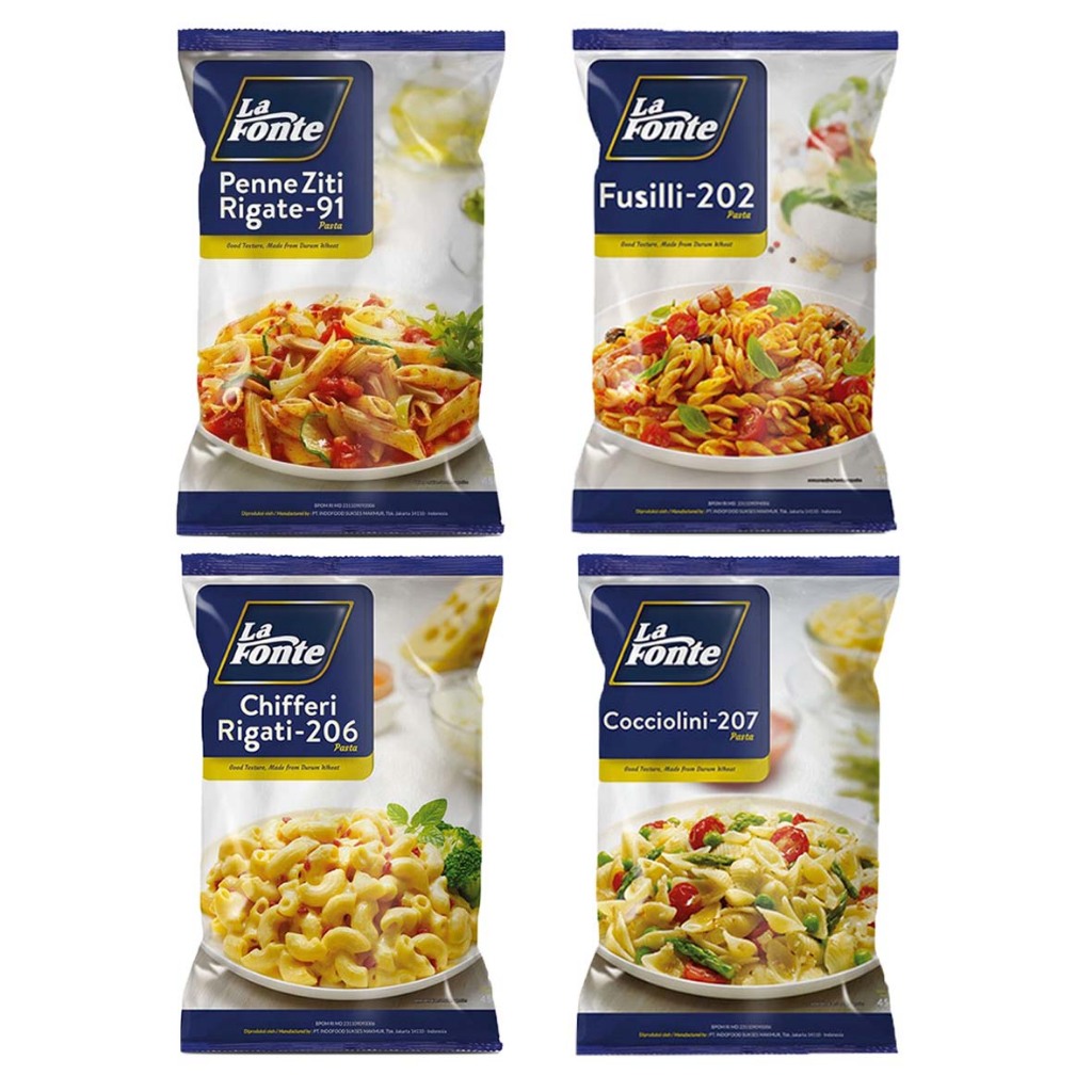 

La fonte pasta 450gr / la fonte penne / la fonte fusilli / la fonte chifferi / lafonte cocciolini