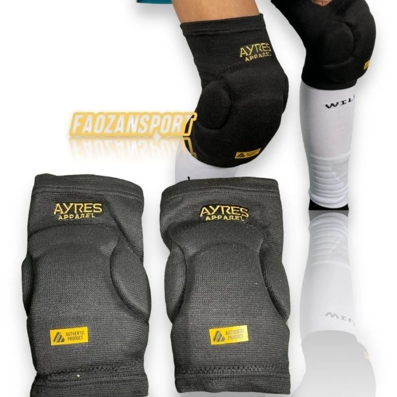 Kneepad futsal ayres deker lutut kaki Kneepad ayres scudo pelindung lutut kiper futsal